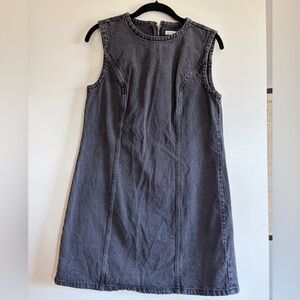 Abercrombie & Fitch Black Washed Denim Dress